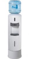 Avanti WD363P Hot/Cold Floor Water Dispenser, White, Lightweight Durable Plastic Body, Contemporary Styling, Push Button Faucets for Cold and Hot Water, Child Safety Guard On Hot Water Faucet, LED Light Indicators for Cold and Hot Water, Large Stainless Steel Reservoir for Water Purity, Large Capacity Cold Water Reservoir, UPC 079841203635 (WD-363P WD 363P WD363-P WD363) 