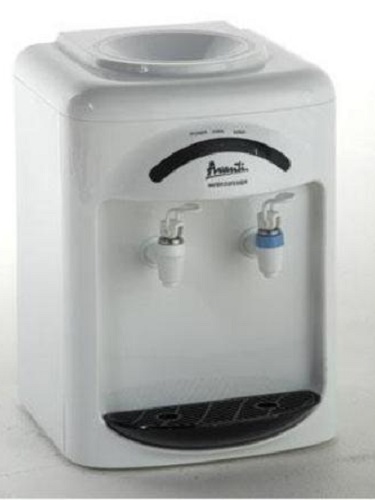 Avanti WDT35EC Cold and Room Temperature Tabletop Water Dispenser, Cold & Room Temperature Water Dispenser, Countertop Model, Silent Thermoelectric Technology (No Compressor), Light Weight & Energy Efficient, Compact Design Fits in Office or Home Environment, Holds Standard Size Bottles - 3 or 5 Gallon, Carton Dimensions: 16.75