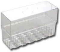 Copic WEC24 Wide, Clear Empty Case Marker; Keep markers organized with these stands and cases Clear; Holds 24 Copic wide markers; Dimensions 8.25" x 3" x 4.94"; Weight 0.54 lbs; UPC COPICWEC24 (COPICWEC24 COPIC WEC24 WEC 24 COPIC-WEC24 WEC-24) 