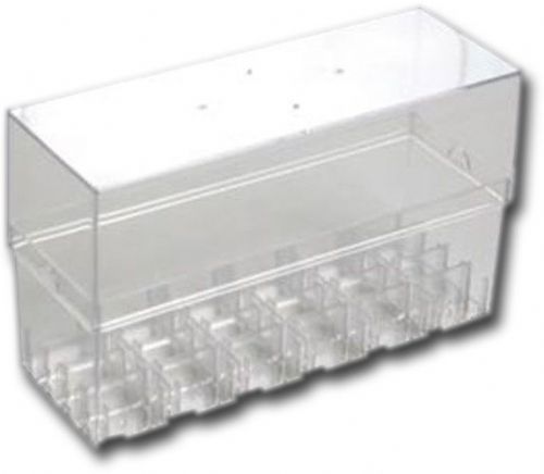 Copic WEC24 Wide, Clear Empty Case Marker; Keep markers organized with these stands and cases Clear; Holds 24 Copic wide markers; Dimensions 8.25