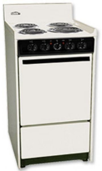 Summit WEM111 20 Inch Electric Range, Porcelain top, oven, and