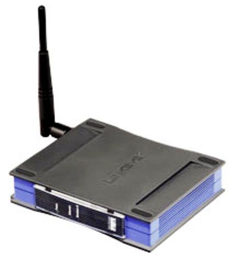 Linksys WET54G Wireless-G Ethernet Bridge, Operates in the 2.4GHz frequency spectrum with throughput of up to 54Mbps, Supports WPA Security, 64/128-bit WEP Encryption (WET54 WET-54G WE-T54G WET-54)