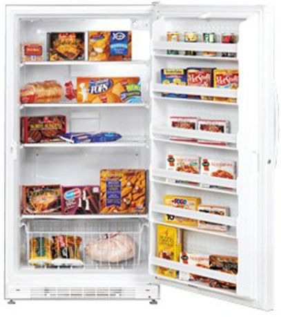 Summit WFFU25 Upright Freezer Single-Section, 25.3 cu.ft. Capacity, 115 V AC/60 Hz Voltage/Frequency, Reversible Door Swing, Frost-Free Defrost Type, Large capacity, Frost-free operation, Adjustable shelves, Door shelves, Pull-out basket, Interior light (WFFU-25 WFFU 25)
