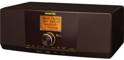 Sangean WFR-1 WIFI Internet Radio, Immediate access to over 16,000 Internet stations, Search by country, genre and my favorite radios, Stereo Headphone socket, Play Music stored on your computer, Wooden cabinet and stereo speaker (WFR 1 WFR1)