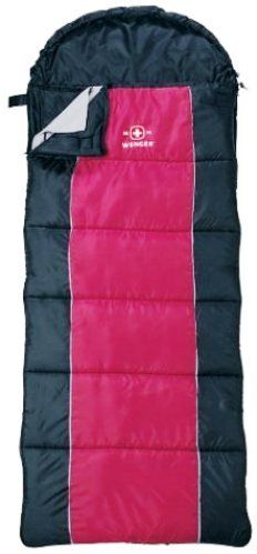 Wenzel WG10020 Wenger Zurich Rectangular Sleeping Bag, Temperature rating of 25 degrees F with bag and liner (WG10020 WG 10020 WG-10020 WG1-0020)