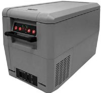 Whynter FMC-350XP Compact Portable Freezer Refrigerator with 12V DC Option, Gray, 34 Quarts Capacity, Operates as a Refrigerator or Freezer, Compressor Cooling System, USB Port Outlet, "Fast Freeze" Mode Rapidly Cools to –8°F, LED Temperature Display, Open-door Warning System, Mode Indicator Lights, Insulated Lid and Walls, UPC 852749006917 (FMC350XP FMC 350XP FMC-350-XP FMC-350 XP) 