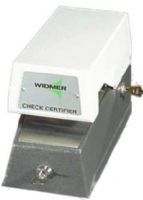 Widmer CC-3 Check Certifier with Standard Upper Engraved Dies, Printed Control Number On Every Chec, Dual Security Control, Automatic Trip, Changeable Date, Heavy Cast Metal Case, Automatic Ribbon Advance, Tri-Color Ribbon Standard (WIDMERCC3 WIDMER-CC-3 CC3) 