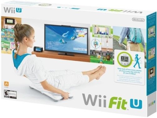 Nintendo WIIFITU2 Wii Fit U with Balance Board and Fit Meter; Set of fitness software, Balance Board, and Fit Meter designed to keep workout regimens on track; Fit Meter records calories burned, steps taken, and elevation changes; Wii Fit U program lets users create exercise routines built around strength or balance; UPC 045496903107 (WII-FITU2 WIIFIT-U2 WIIFITU2 WII-FIT-U2)