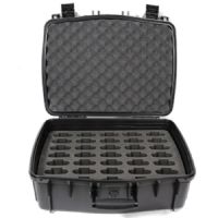 Williams Sound CCS 056 35 Carry Case with 35 Slots; Large Water resistant carry case; 35 slot foam insert for PPA T46 transmitter, FM, IR and Loop body pack receivers; Includes CCS 056 case and FMP 056 foam insert; Dimensions: 16.7" x 20.7" x 8.2"; Weight: 8.5 pounds (WILLIAMSSOUNDCCS05635 WILLIAMS SOUND CCS 056 35 ACCESSORIES CASES CLIPS) 