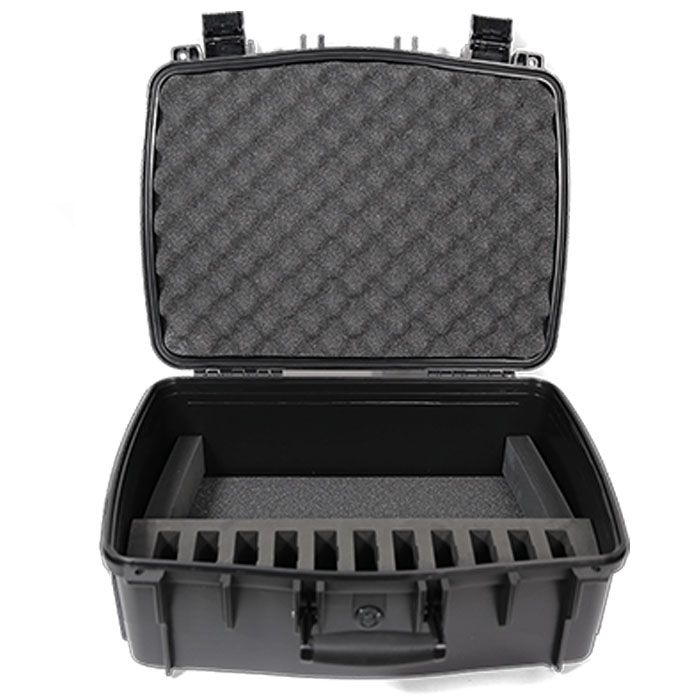 Williams Sound CCS 056 DW 11 Carry Case for Digi-Wave with 11 Slots; Large Water resistant carry case; 11 slot foam insert for Digi-Wave transceivers and receivers; Includes CCS 056 case and FMP 054 foam insert; Dimensions: 16.7