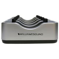 Williams Sound CHG 520 Charger for IR RX20 (5-bay); Charge 5 AV IR RX20 Receivers at Once; Store up to 5 AV IR RX 20 Receivers; Daisy Chain up to 3 Chargers; 6-Hour Charging Time; Dimensions (LxWxH): 12" x 6.25" x 1.5"; Weight: 13.6 pounds (WILLIAMSSOUNDCHG520 WILLIAMS SOUND CHG 520 ACCESSORIES CHARGERS POWER SUPPLY) 