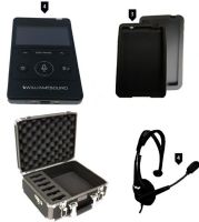 Williams Sound DWS COM 4 400 Digi-Wave 400 Series Wireless Intercom System For Up to four participants, DLT 400 Comes With Internal Rechargeable Battery; Includes (4) DLT 400 transceivers, (4) MIC 144 headset microphones, (1) CCS 029 DW system carry case, (1) CCS 061 GR grey silicone skin and (3) CCS 061 BK black silicone skins (DWSCOM4-400 WSDWS-COM4-400 DWS COM4-400 DIGIWAVE-DWS-COM4400 WILLIAMSSOUNDDWSCOM4400) 