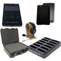 Williams Sound DWS COM 8 PRO 400 Digi-Wave 400 Series Intercom System For 8 Participants With 8-DLT 400, 8-157 Headset Mics, Case; Complete portable intercom system; Slim, lightweight, and simple to set up and use; Simplified menu system via large OLED screen; 2.4 GHz licence-free operation; 87-bit encryption and frequency-hopping technology; Programable mic buttons; Single four pole jack socket (WILLIAMSSOUNDDWSCOM8PRO400 WILLIAMS SOUND DWS COM 8 PRO 400 SOUND SYSTEMS HEADSET MIC INTERCOM) 