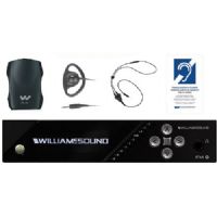 Williams Sound FM 557 FM Plus Large-Area Dual FM And Wi-Fi Assistive Listening System With 4 FM R37 Receivers, System Includes, 1 Transmitter, 4 Receivers, 4 Surround Earphones, 2 Neckloops, And 1 ADA Wall Plaque, Replaces FM 457; Professional audio inputs: 1/4"/XLR, phantom power, line level output jack; Audio presets: hearing assistance, music, voice and custom; 16-bit DAC provides 48Khz sample rate (WILLIAMSSOUNDFM557 WILLIAMS SOUND FM-557 PLUS ASSISTIVE LISTENING SYSTEMS) 