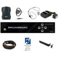 Williams Sound FM 557 PRO D FM Plus Large-Area Dual FM And Wi-Fi Assistive Listening System With Receivers, Dante Input, Coaxial Cable And Rack Panel Kit For Professional Installation, Replaces FM 457 NET D PRO; Professional audio inputs: 1/4"/XLR, phantom power, line level output jack; Audio presets: hearing assistance, music, voice and custom; 16-bit DAC provides 48Khz sample rate (WILLIAMSSOUNDFM557PROD WILLIAMS SOUND FM-557-PRO-D PLUS DANTE ASSISTIVE LISTENING SYSTEMS PRO) 