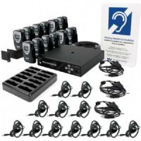 Williams Sound FM 558-12 PRO FM Plus Large-area Dual FM And Wi-Fi Assistive Listening System With PPA R38N receivers, Features Coaxial Cable And Rack Panel Kit For Professional Installation, Replaces FM 458-12 PRO; True professional audio interface; 16-bit DAC provides a 48Khz sample rate; 10 segment LED bar graph; Adjustable RF power output; Professional DSP audio platform (WILLIAMSSOUNDFM55812PRO WILLIAMS-SOUND FM-558-12-PRO PLUS ASSISTIVE LISTENING SYSTEMS PRO) 