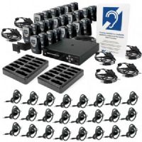 Williams Sound FM 558-24 PRO D FM Plus Large-Area Dual FM And Wi-Fi Assistive Listening System With 24 PPA R38N Receivers, Dante Input, Coaxial Cable And Rack Panel Kit For Professional Installation, Replaces FM 458-24 NET PRO D; Professional audio inputs: 0.25"/XLR, phantom power, line-level output jack; Features Dante input, coaxial cable and rack panel kit for professional installation (WILLIAMSSOUNDFM55824PROD WILLIAMS SOUND FM 558-24 PRO DANTE PLUS ASSISTIVE LISTENING SYSTEMS) 