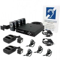 Williams Sound FM 558 PRO FM Plus Large-Area Dual FM And Wi-Fi Assistive Listening System With 4 FM R38 Receivers, Features Coaxial Cable And Rack Panel Kit For Professional Installation, Replaces FM 458 PRO; Features coaxial cable and rack panel kit for professional installation; Audio presets-hearing assistance, music, voice, and custom; Professional audio inputs: 0.25"/XLR, phantom power, line-level output jack; 16-bit DAC provides a 48Khz sample rate (WILLIAMSSOUNDFM558PRO WILLIAMS SOUND FM  