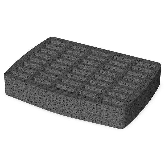 Williams Sound FMP 055 Foam insert for Digi-Wave with 40-Slot; Foam insert for CCS 056 DW 40; 40 slots for Digi-Wave transceivers and receivers; Dimensions: 13