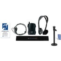 Williams Sound IR SY5 SoundPlus Medium-Area Wireless Infrared System With 3 Headphones; 50 percent greater coverage than the WIR TX75; Includes international power supply with line cord; Compatible with WIR RX22-4, WIR RX18, and IR R1 receivers; 2 Euroblock line inputs accept balanced or unbalanced signal; 3.5mm microphone input with channel selector and dedicated gain knob (WILLIAMSSOUNDIRSY5 WILLIAMS SOUND IR SY5 SOUNDPLUS MEDIUM-AREA INFRARED SYSTEM) 