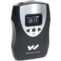 Williams Sound PPA T46 FM Body-Pack Transmitter With OLED Display, Includes, 1 AA Alkaline Batteries, 1 Belt Clip Case, 1 Audio Cable, Microphone Sold Separately; Sleek, ergonomic design; 17-channel selectable, 72-76 MHz; Digitally synthesized frequencies; 1.25" OLED interface displays: master and aux volume level, mic mute, settings lock, battery level; Meets ADA guidelines; UPC 700220723054 (WILLIAMSSOUNDPPAT46 WILLIAMS SOUND PPA T46 PERSONAL PA BODY-PACK TRANSMITTER) 