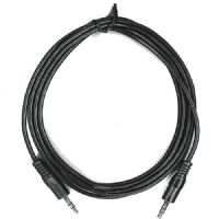 Williams Sound TFP 055 Male-to-Male 3.5mm Stereo Cable for IR T1 Transmitter, 12 ft Length; For IR T1 Transmitter; 3.5mm TRS Stereo Cable; Cable Length is 12'; Dimensions (LxWxH): 5" x 5" x 5"; Weight: 0.1 pounds (WILLIAMSSOUNDTFP055 WILLIAMS SOUND TFP 055 ACCESSORIES ANTENNA ADAPTERS CABLES) 