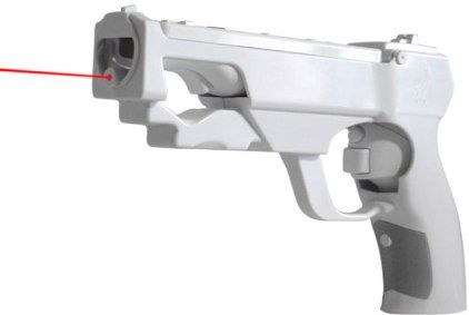 CTA Digital WI-LP Nintendo Wii Infrared Laser Magnum Gun, Wireless Connectivity Technology, Wii Compatibility Nintendo, Palm-fitted virtual gun with authentic feel, Infrared laser beneath barrel for pinpoint accuracy (WI-LP WI LP WILP)