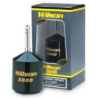 Wilson Model W5000RT-B 5000 Watt Roof Top Mount with 62-1/2" Whip Antenna (Black); Wilson 5000 antenna with attached 17 feet coaxial cable; 62" stainless steel whip; UPC 020126901067 (5000 WATTS ROOF TOP MOUNT 62-1/2" WHIP BLACK W5000RT-B WILSON-W5000RT-B WILSON W5000RTB WILW5000RTB) 