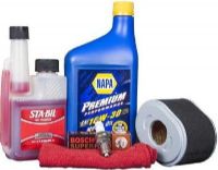 Winco Generators 16200-001 Model GX160/200 Maintenance Kit For use with DP3000 DYNA Professional Portable Generator; Includes: (1) NAPA Air Filter, (1) Bosch Spark Plug, (1) NAPA 1 QT (.946 Liters) Motor Oil, (1) Sta-Bil Fuel Stabilizer and (1) Mechanic's Cloth (WINCO16200001 16200001 16200 001) 