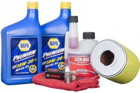Winco Generators 16200-003 Model GX270/340 Low Profile Maintenance Kit For use with DP5000 and DP7500 DYNA Professional Portable Generators; Includes: (1) NAPA Air Filter, (1) Bosch Spark Plug, (2) NAPA 1 QT (.946 Liters) Motor Oil, (1) Sta-Bil Fuel Stabilizer and (1) Mechanic's Cloth (WINCO16200003 16200003 16200 003)