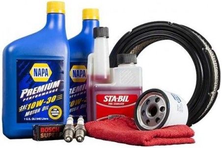 Winco Generators 16200-011 Vanguard 35HP Maintenance Kit For use with WL18000VE Industrial Big Dog Portable Generator; Includes: (1) NAPA Air Filter, (2) Bosch Spark Plug, (2) NAPA 1 QT (.946 Liters) Motor Oil, (1) Sta-Bil Fuel Stabilizer, (1) Oil Filter and (1) Mechanic's Cloth (WINCO16200011 16200011 16200 011)