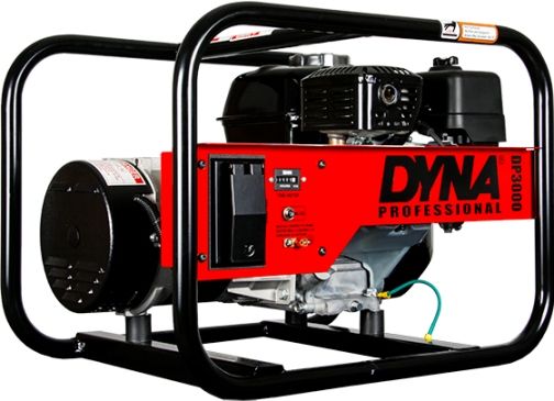 Winco Generators 29003-000 Model DP3000/T DYNA Professional Portable Generator, 3000 Starting Watts, 2500 Running Watts, 20.8 Running Amps @120 VAC, Voltage Regulation Capacitor +/-5%, 20 Amp Main Circuit Breaker, Bonded Neutral, Honda GX160 Engine, 1 HP Motor Starting (Code G), Recoil Engine Starter, 3600 RPM Engine Speed (WINCO29003000 29003000 29003 000 DP3000T DP3000)