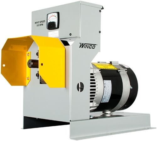 Winco Generators 99840-003 Model W10PTOS-3/A Power Take-Off PTO Generator, 515 RPM Operating Speed, 10000 Continuous Watts, 42 Running Amp, 120/240 Volt Single Phase, 3 HP Motor Starting, 40 Amp Main Circuit Breaker, Neutral Bonded, Ground Lug, 3600 RPM Generator Speed, Capacitor Voltage Control (WINCO99840003 99840003 99840 003 W10PTOS3/A W10PTOS 3/A W10PTOS-3A)