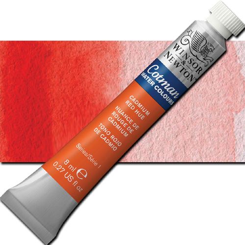 Winsor And Newton 0303090 Cotman, Watercolor, 8ml, Cadmium Orange Hue; Made to Winsor and Newton high-quality standards, yet offering a tremendous value by replacing some of the more costly traditional pigments with less expensive alternatives; Including genuine cadmiums and cobalts; UPC 094376901832 (WINSORANDNEWTON0303090 WINSOR AND NEWTON 0303090 ALVIN COTMAN WATERCOLOR 8ML CADMIUM ORANGE HUE)