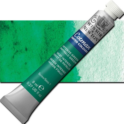 Winsor And Newton 0303329 Cotman, Watercolor, 8ml, Intense Phthalo Green; Made to Winsor and Newton high-quality standards, yet offering a tremendous value by replacing some of the more costly traditional pigments with less expensive alternatives; Including genuine cadmiums and cobalts; UPC 094376902105 (WINSORANDNEWTON0303329 WINSOR AND NEWTON 0303329 ALVIN COTMAN WATERCOLOR 8ML INTENSE PHTHALO GREEN)