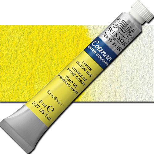 Winsor And Newton 0303346 Cotman, Watercolor, 8ml, Lemon Yellow Hue; Made to Winsor and Newton high-quality standards, yet offering a tremendous value by replacing some of the more costly traditional pigments with less expensive alternatives; Including genuine cadmiums and cobalts; UPC 094376902136 (WINSORANDNEWTON0303346 WINSOR AND NEWTON 0303346 ALVIN COTMAN WATERCOLOR 8ML LEMON YELLOW HUE)