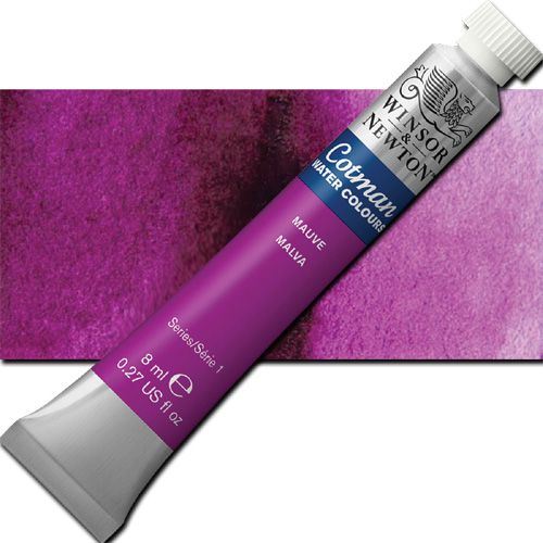 Winsor And Newton 0303398 Cotman, Watercolor, 8ml, Mauve; Made to Winsor and Newton high-quality standards, yet offering a tremendous value by replacing some of the more costly traditional pigments with less expensive alternatives; Including genuine cadmiums and cobalts; UPC 094376902167 (WINSORANDNEWTON0303398 WINSOR AND NEWTON 0303398 ALVIN COTMAN WATERCOLOR 8ML MAUVE)