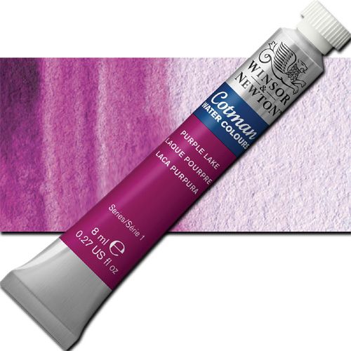 Winsor And Newton 0303544 Cotman, Watercolor, 8ml, Purple Lake; Made to Winsor and Newton high-quality standards, yet offering a tremendous value by replacing some of the more costly traditional pigments with less expensive alternatives; Including genuine cadmiums and cobalts; UPC 094376902204 (WINSORANDNEWTON0303544 WINSOR AND NEWTON 0303544 ALVIN COTMAN WATERCOLOR 8ML PURPLE LAKE)