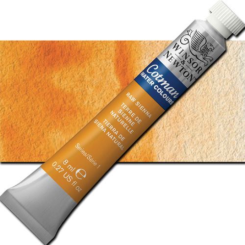 Winsor And Newton 0303552 Cotman, Watercolor, 8ml, Raw Sienna; Made to Winsor and Newton high-quality standards, yet offering a tremendous value by replacing some of the more costly traditional pigments with less expensive alternatives; Including genuine cadmiums and cobalts; UPC 094376902211 (WINSORANDNEWTON0303552 WINSOR AND NEWTON 0303552 ALVIN COTMAN WATERCOLOR 8ML RAW SIENNA)