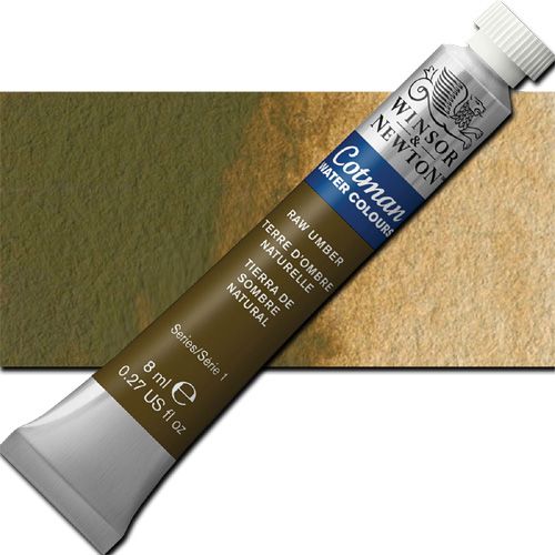 Winsor And Newton 0303554 Cotman, Watercolor, 8ml, Raw Umber; Made to Winsor and Newton high-quality standards, yet offering a tremendous value by replacing some of the more costly traditional pigments with less expensive alternatives; Including genuine cadmiums and cobalts; UPC 094376902228 (WINSORANDNEWTON0303554 WINSOR AND NEWTON 0303554 ALVIN COTMAN WATERCOLOR 8ML RAW UMBER)