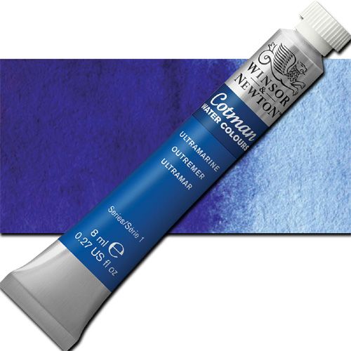 Winsor And Newton 0303660 Cotman, Watercolor, 8ml, Ultramarine; Made to Winsor and Newton high-quality standards, yet offering a tremendous value by replacing some of the more costly traditional pigments with less expensive alternatives; Including genuine cadmiums and cobalts; UPC 094376902273 (WINSORANDNEWTON0303660 WINSOR AND NEWTON 0303660 ALVIN COTMAN WATERCOLOR 8ML ULTRAMARINE)