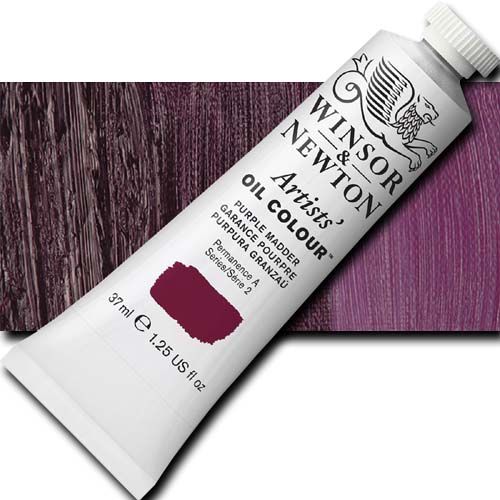 Winsor And Newton 1214543 Artists' Oil Color, 37ml, Purple Madder; Unmatched for its purity, quality, and reliability; Every color is individually formulated to enhance each pigment's natural characteristics and ensure stability of colour; Highest level of pigmentation consistent with the broadest handling properties; Buttery consistency; UPC 094376940848 (WINSORANDNEWTON1214543 WINSOR AND NEWTON 1214543 OIL ALVIN 37ml PURPLE MADDER)