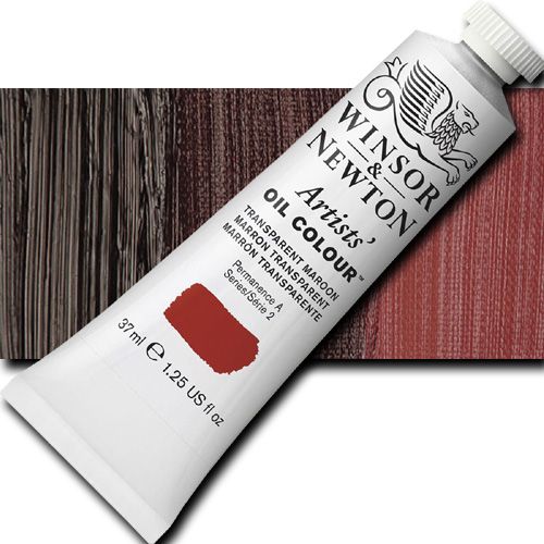 Winsor And Newton 1214657 Artists' Oil Color, 37ml, Transparent Maroon; Unmatched for its purity, quality, and reliability; Every color is individually formulated to enhance each pigment's natural characteristics and ensure stability of colour; Highest level of pigmentation consistent with the broadest handling properties; Buttery consistency; UPC 094376941036 (WINSORANDNEWTON1214657 WINSOR AND NEWTON 1214657 OIL ALVIN 37ml TRANSPARENT MARRON)