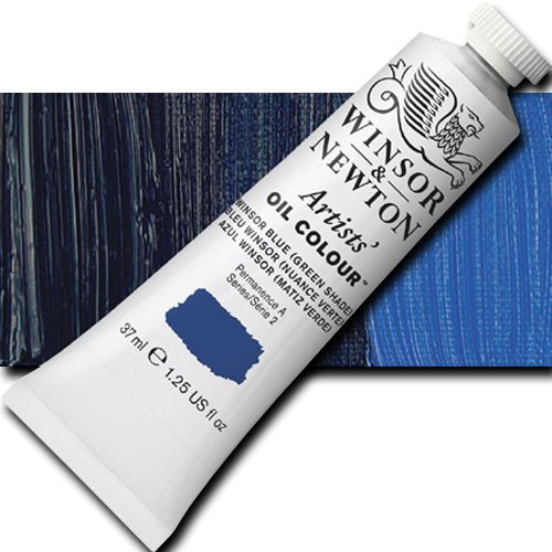 Winsor And Newton 1214707 Artists' Oil Color, 37ml, Winsor Blue Green Shade; Unmatched for its purity, quality, and reliability; Every color is individually formulated to enhance each pigment's natural characteristics and ensure stability of colour; Highest level of pigmentation consistent with the broadest handling properties; Buttery consistency; UPC 000050730704 (WINSORANDNEWTON1214707 WINSOR AND NEWTON 1214707 OIL ALVIN 37ml WINSOR BLUE GREEN SHADE)