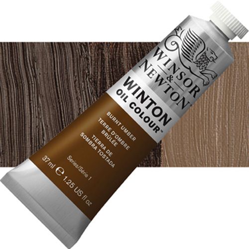 Winsor And Newton 1414076 Winton, Oil Color, 37ml, Burnt Umber; Winton oils represent a series of moderately priced colors replacing some of the more costly traditional pigments with excellent modern alternatives; The end result is an exceptional yet value driven range of carefully selected colors, including genuine cadmiums and cobalts; Dimensions 1.02