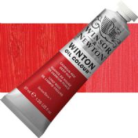 Winsor And Newton 1414095 Winton, Oil Color, 37ml, Cadmium Red Hue; Winton oils represent a series of moderately priced colors replacing some of the more costly traditional pigments with excellent modern alternatives; The end result is an exceptional yet value driven range of carefully selected colors, including genuine cadmiums and cobalts; Dimensions 1.02" x 1.57" x 4.17"; Weight 0.2 lbs; UPC 094376711301 (WINSORANDNEWTON1414095 WINSOR AND NEWTON 1414095 ALVIN OIL COLOR 37ml CADMIUM RED HUE)  