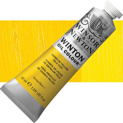Winsor And Newton 1414119 Winton, Oil Color, 37ml, Cadmium Yellow Pale Hue; Winton oils represent a series of moderately priced colors replacing some of the more costly traditional pigments with excellent modern alternatives; The end result is an exceptional yet value driven range of carefully selected colors, including genuine cadmiums and cobalts; UPC 094376711387 (WINSORANDNEWTON1414119 WINSOR AND NEWTON 1414119 ALVIN OIL COLOR 37ml CADMIUM YELLOW PALE HUE)