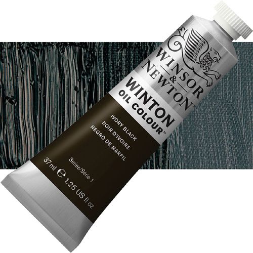 Winsor And Newton 1414331 Winton, Oil Color, 37ml, Ivory Black; Winton oils represent a series of moderately priced colors replacing some of the more costly traditional pigments with excellent modern alternatives; The end result is an exceptional yet value driven range of carefully selected colors, including genuine cadmiums and cobalts; UPC 094376711493 (WINSORANDNEWTON1414331 WINSOR AND NEWTON 1414331 ALVIN OIL COLOR 37ml IVORY BLACK)