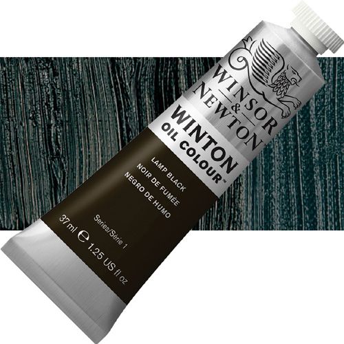 Winsor And Newton 1414337 Winton, Oil Color, 37ml, Lamp Black; Winton oils represent a series of moderately priced colors replacing some of the more costly traditional pigments with excellent modern alternatives; The end result is an exceptional yet value driven range of carefully selected colors, including genuine cadmiums and cobalts; UPC 094376711509 (WINSORANDNEWTON1414337 WINSOR AND NEWTON 1414337 ALVIN OIL COLOR 37ml LAMP BLACK)