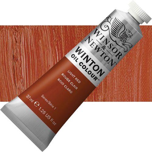 Winsor And Newton 1414362 Winton, Oil Color, 37ml, Light Red; Winton oils represent a series of moderately priced colors replacing some of the more costly traditional pigments with excellent modern alternatives; The end result is an exceptional yet value driven range of carefully selected colors, including genuine cadmiums and cobalts; UPC 094376711523 (WINSORANDNEWTON1414362 WINSOR AND NEWTON 1414362 ALVIN OIL COLOR 37ml LIGHT RED)
